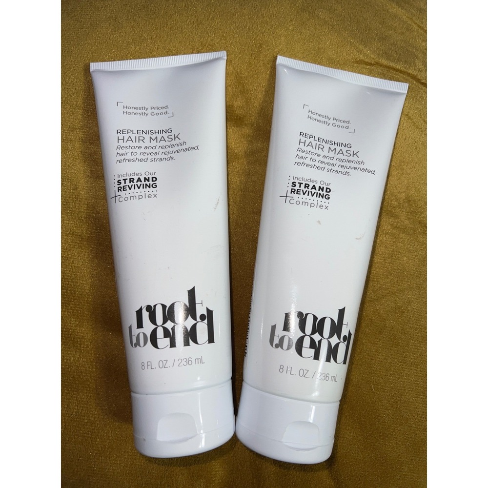 Root‎ To End Replenishing Hair Mask Restore Revitalize Hair 8 Oz 236ml Set Of 2